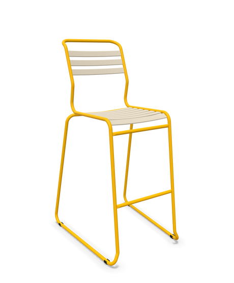 Schaffner Säntis Hocker Freischwinger mit Lattenrost