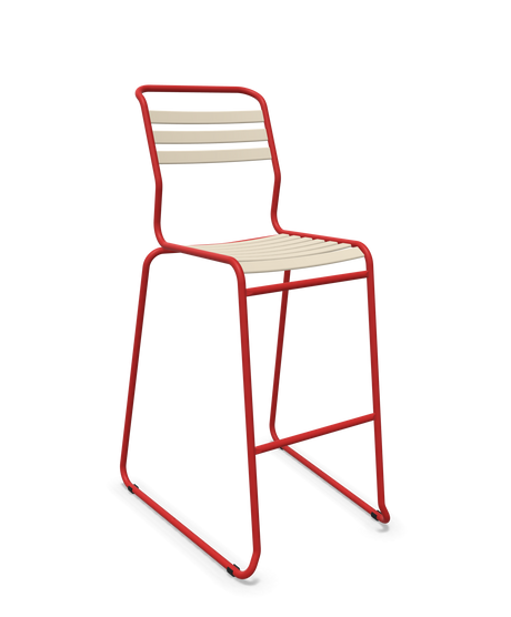 Schaffner Säntis Hocker Freischwinger mit Lattenrost