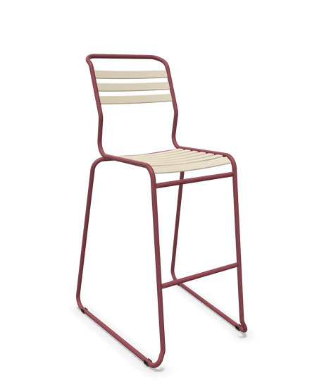 Schaffner Säntis Hocker Freischwinger mit Lattenrost