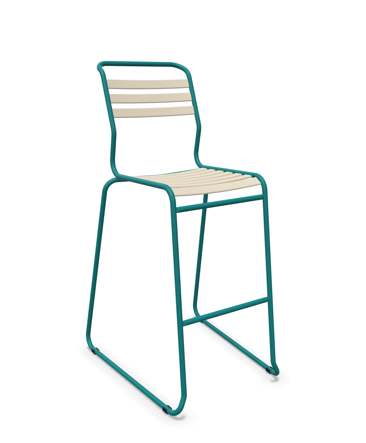 Schaffner Säntis Hocker Freischwinger mit Lattenrost