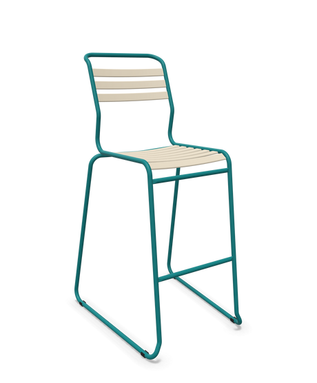 Schaffner Säntis Hocker Freischwinger mit Lattenrost