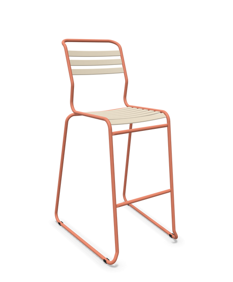 Schaffner Säntis Hocker Freischwinger mit Lattenrost