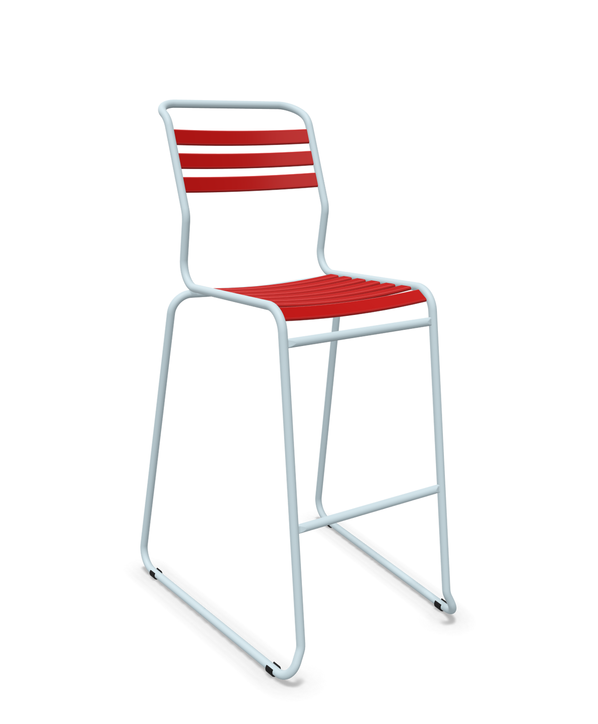 Schaffner Säntis Hocker Freischwinger mit Lattenrost