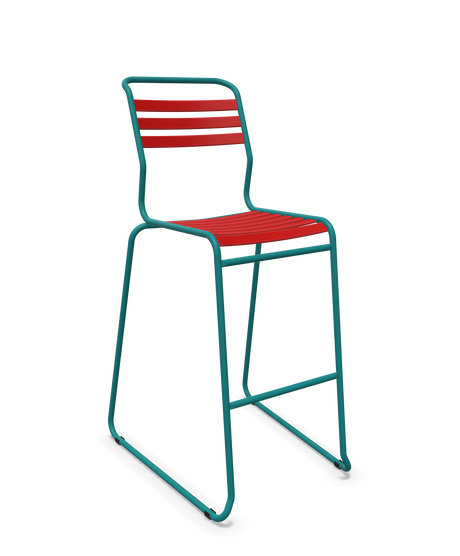 Schaffner Säntis Hocker Freischwinger mit Lattenrost