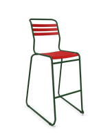 Schaffner Säntis Hocker Freischwinger mit Lattenrost