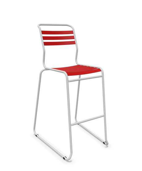 Schaffner Säntis Hocker Freischwinger mit Lattenrost
