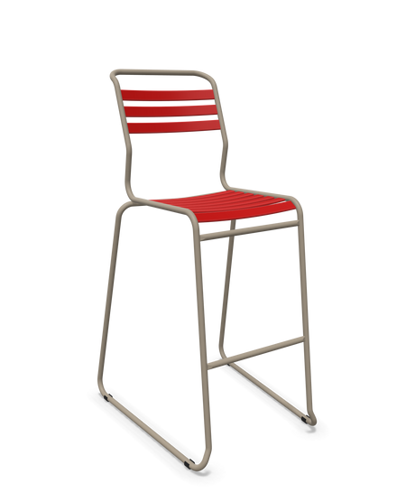 Schaffner Säntis Hocker Freischwinger mit Lattenrost