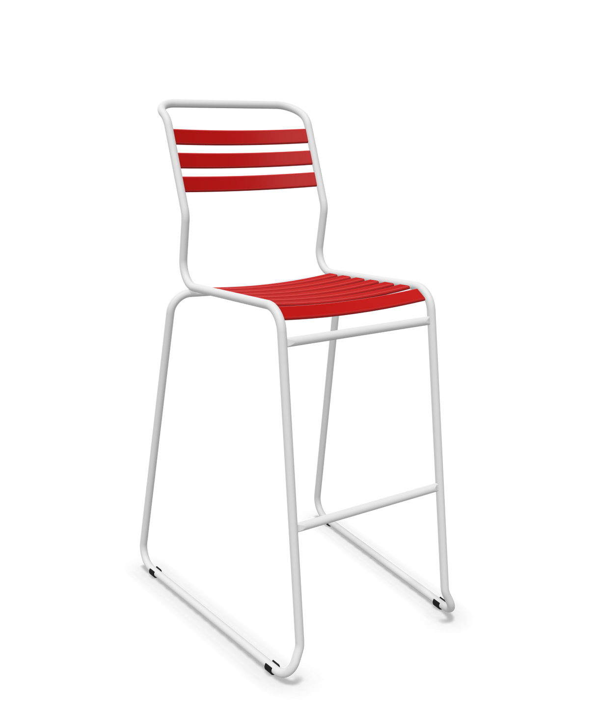 Schaffner Säntis Hocker Freischwinger mit Lattenrost