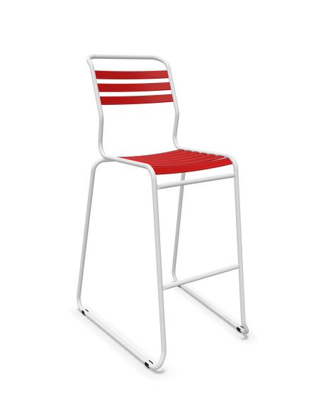 Schaffner Säntis Hocker Freischwinger mit Lattenrost