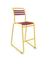 Schaffner Säntis Hocker Freischwinger mit Lattenrost