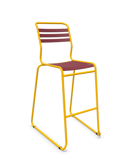 Schaffner Säntis Hocker Freischwinger mit Lattenrost