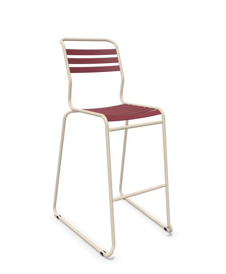Schaffner Säntis Hocker Freischwinger mit Lattenrost