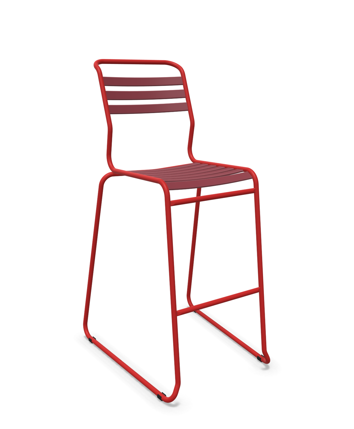 Schaffner Säntis Hocker Freischwinger mit Lattenrost