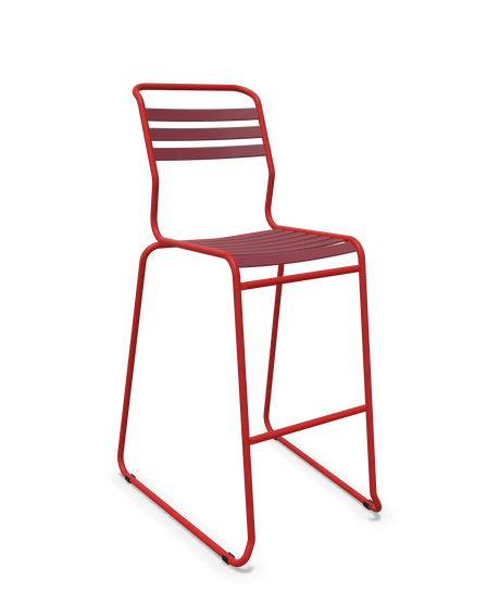 Schaffner Säntis Hocker Freischwinger mit Lattenrost