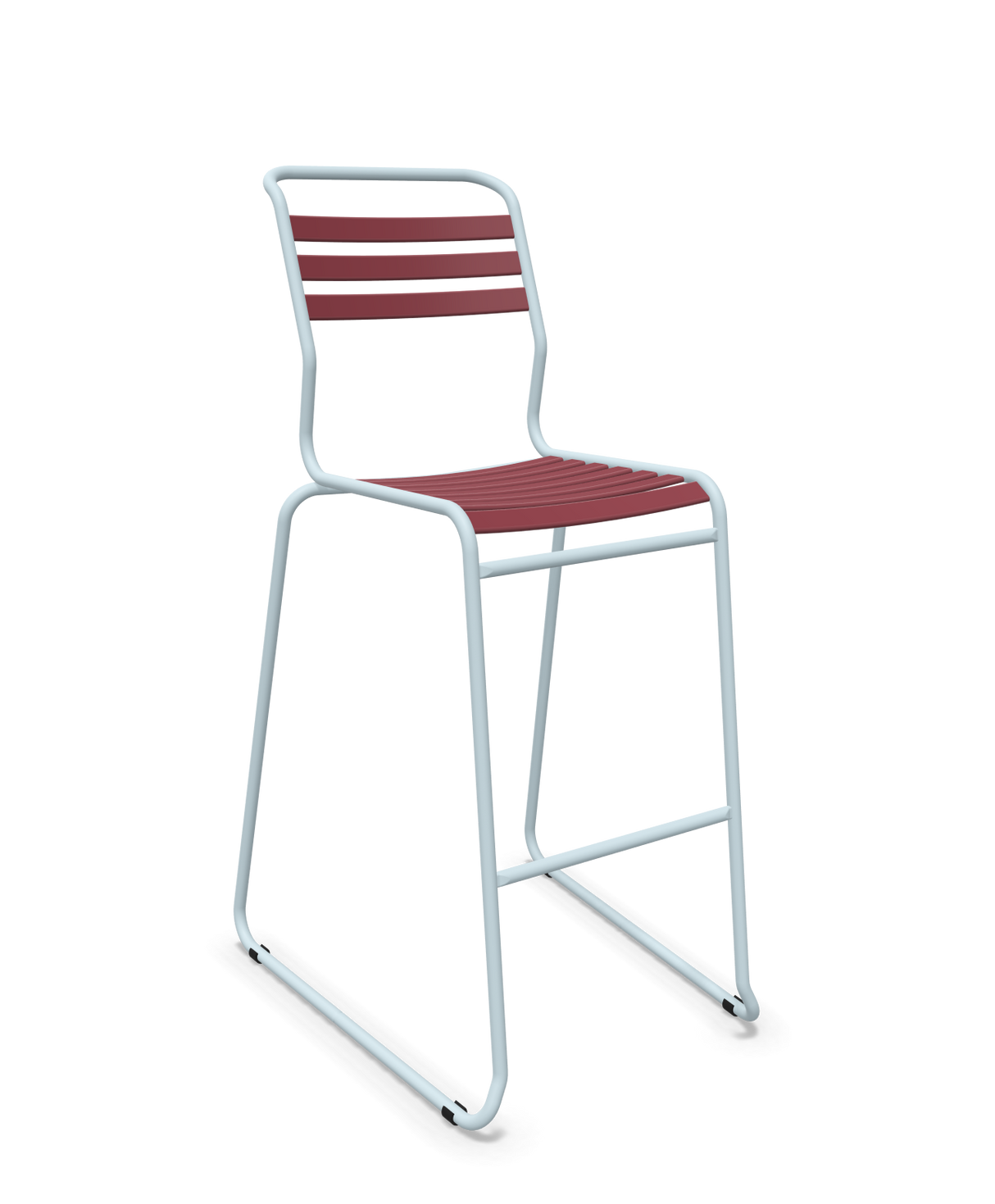 Schaffner Säntis Hocker Freischwinger mit Lattenrost