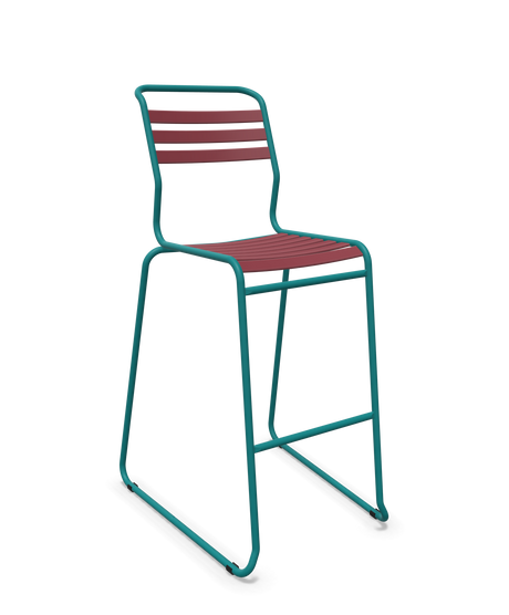 Schaffner Säntis Hocker Freischwinger mit Lattenrost