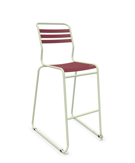 Schaffner Säntis Hocker Freischwinger mit Lattenrost