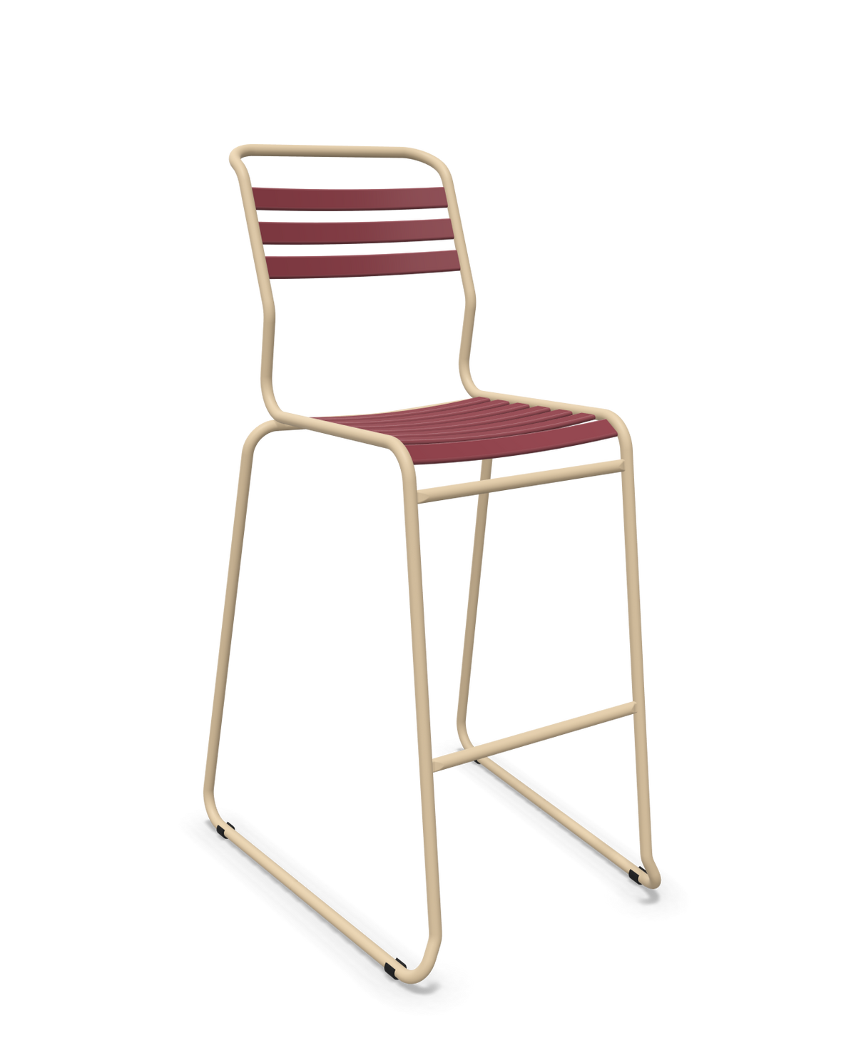 Schaffner Säntis Hocker Freischwinger mit Lattenrost