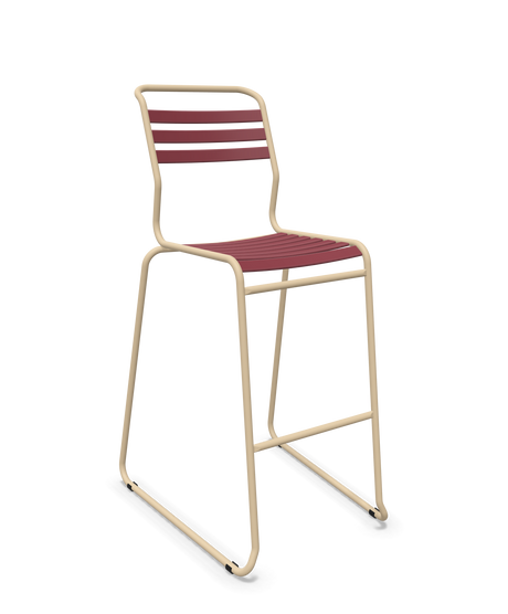 Schaffner Säntis Hocker Freischwinger mit Lattenrost