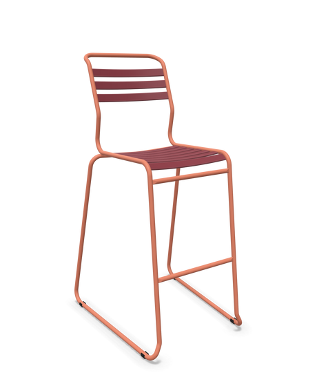 Schaffner Säntis Hocker Freischwinger mit Lattenrost