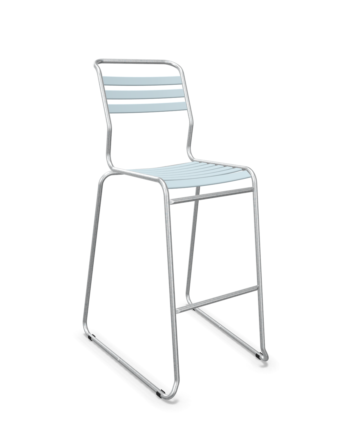 Schaffner Säntis Hocker Freischwinger mit Lattenrost