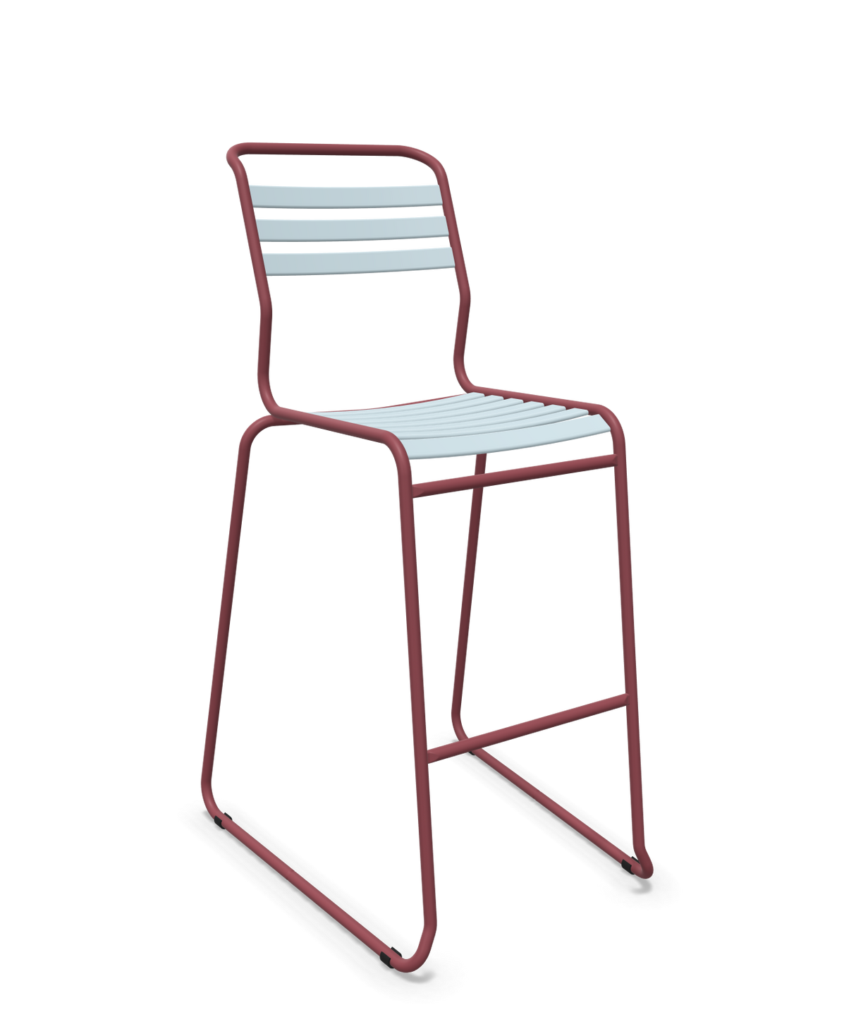 Schaffner Säntis Hocker Freischwinger mit Lattenrost