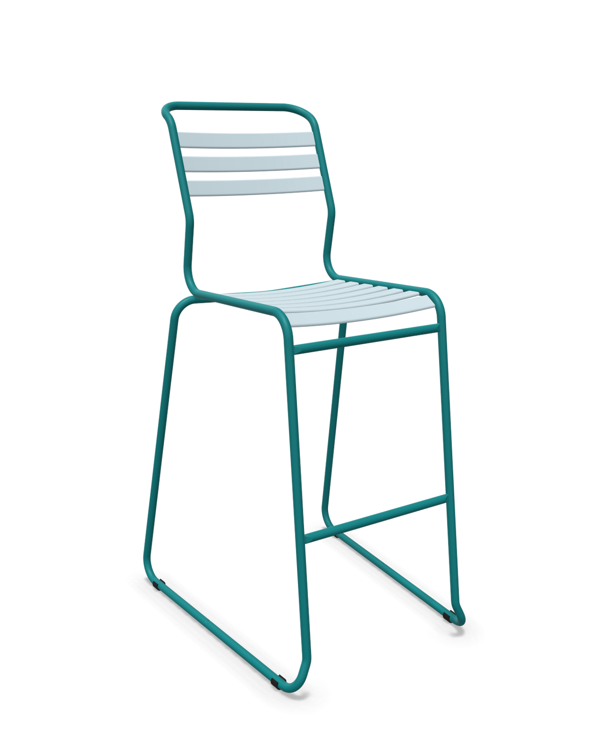 Schaffner Säntis Hocker Freischwinger mit Lattenrost