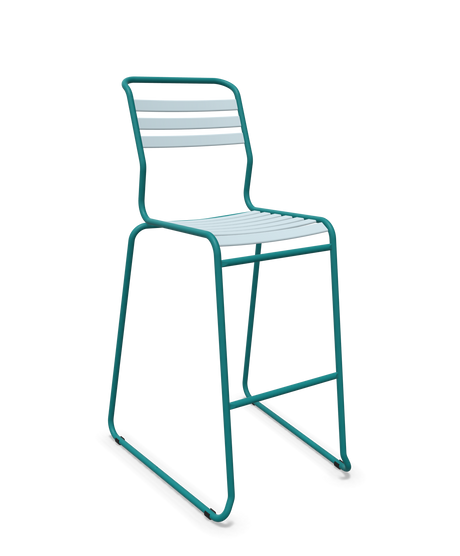 Schaffner Säntis Hocker Freischwinger mit Lattenrost