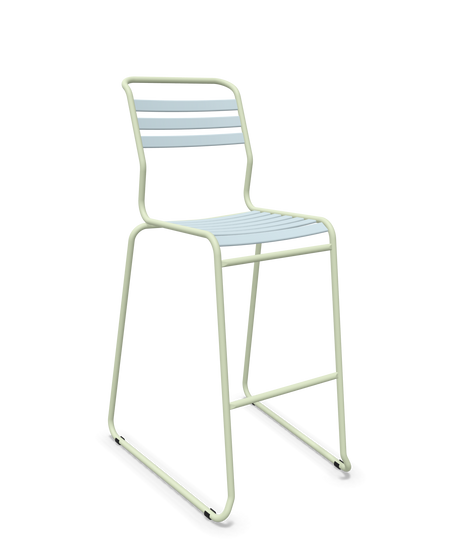 Schaffner Säntis Hocker Freischwinger mit Lattenrost