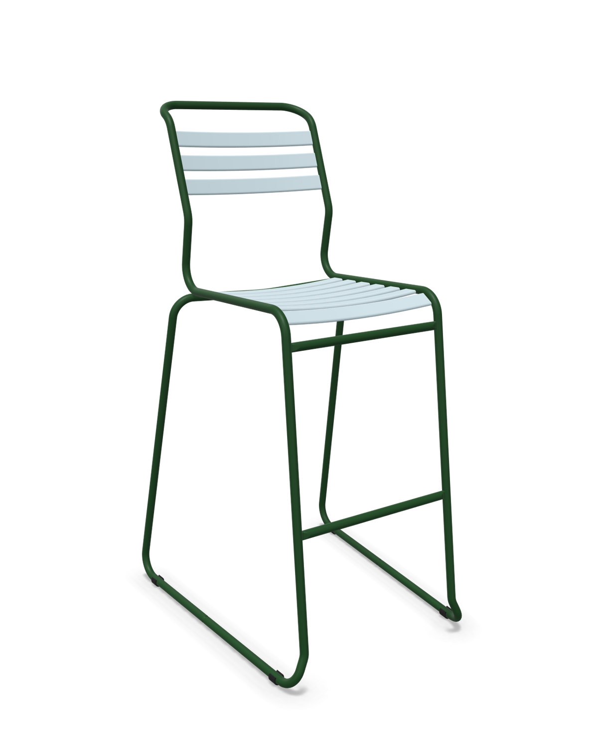 Schaffner Säntis Hocker Freischwinger mit Lattenrost
