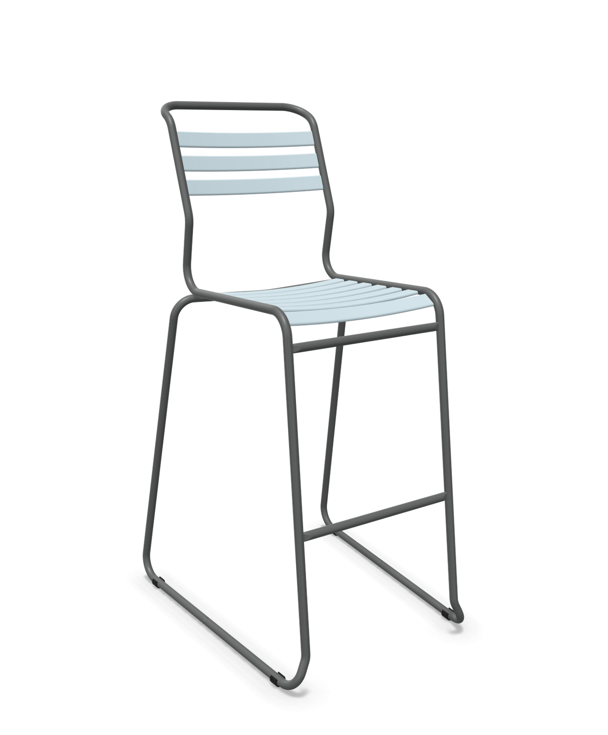 Schaffner Säntis Hocker Freischwinger mit Lattenrost