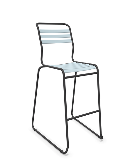 Schaffner Säntis Hocker Freischwinger mit Lattenrost