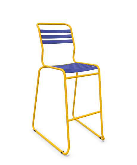 Schaffner Säntis Hocker Freischwinger mit Lattenrost
