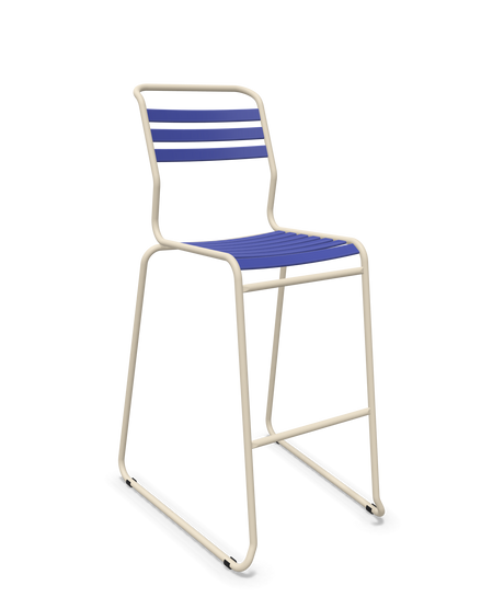 Schaffner Säntis Hocker Freischwinger mit Lattenrost