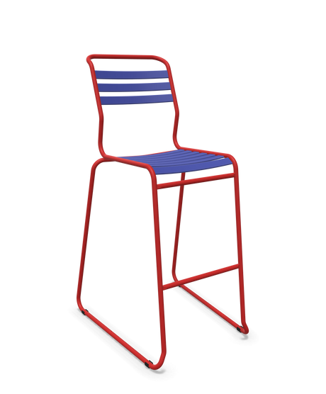 Schaffner Säntis Hocker Freischwinger mit Lattenrost