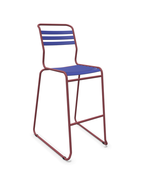 Schaffner Säntis Hocker Freischwinger mit Lattenrost