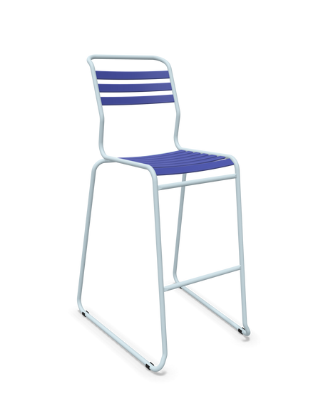 Schaffner Säntis Hocker Freischwinger mit Lattenrost