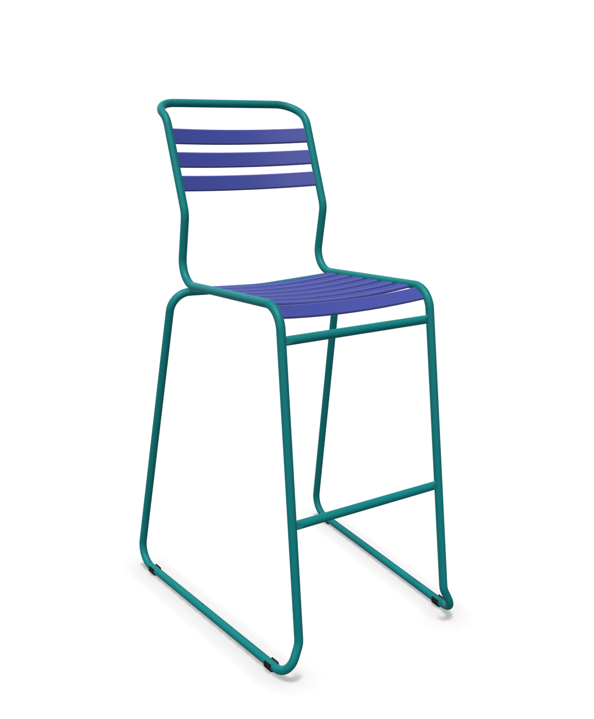 Schaffner Säntis Hocker Freischwinger mit Lattenrost