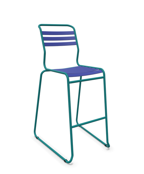 Schaffner Säntis Hocker Freischwinger mit Lattenrost