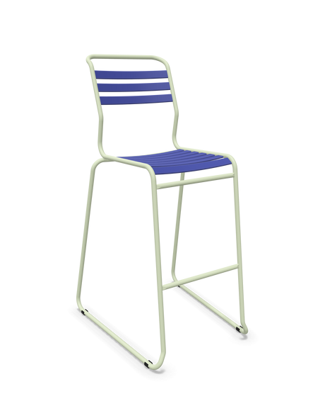 Schaffner Säntis Hocker Freischwinger mit Lattenrost