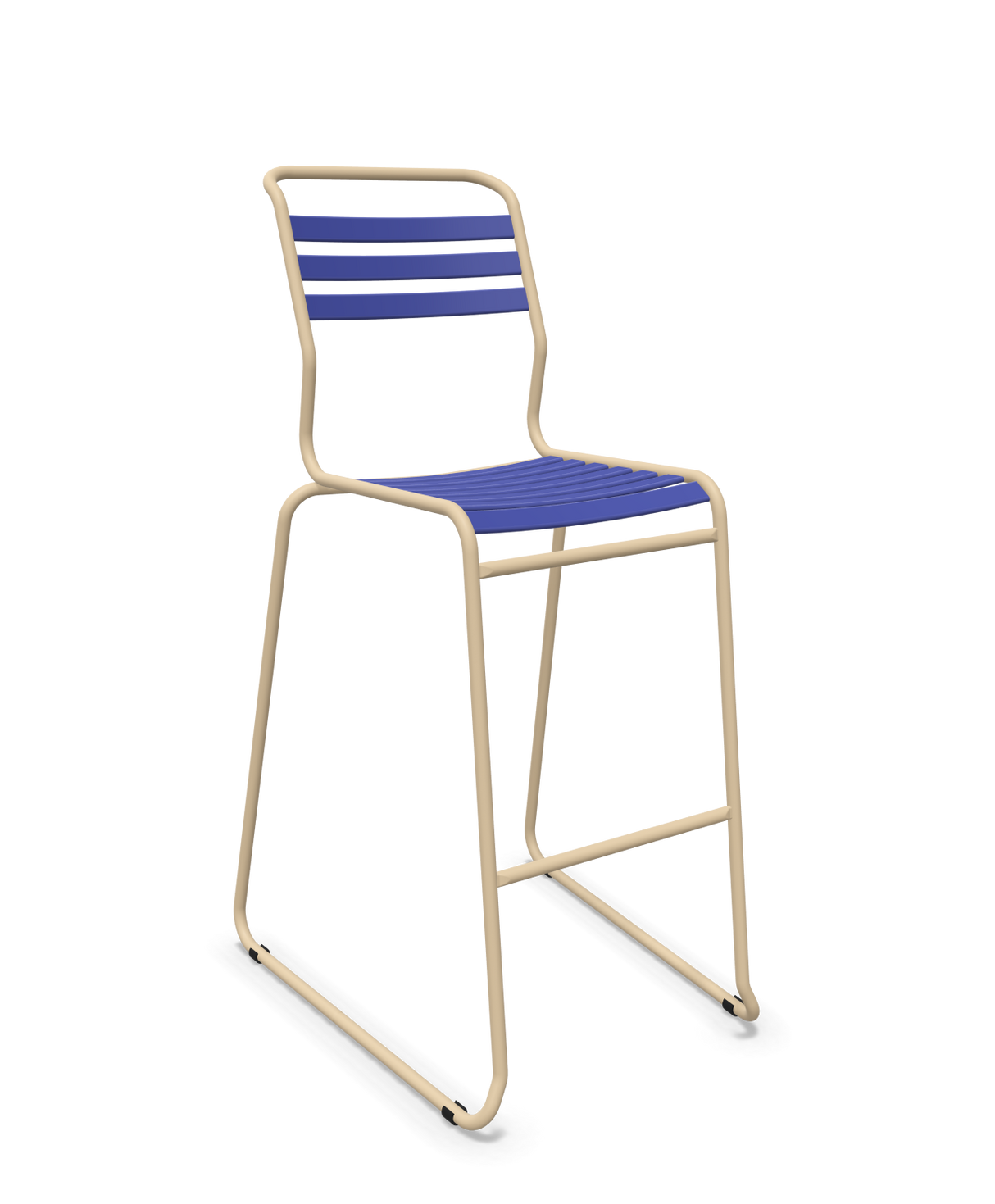 Schaffner Säntis Hocker Freischwinger mit Lattenrost