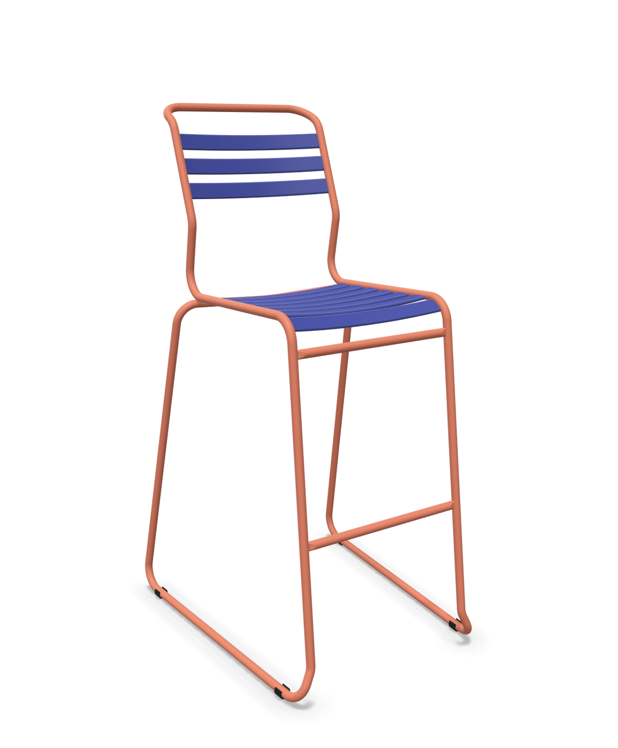 Schaffner Säntis Hocker Freischwinger mit Lattenrost