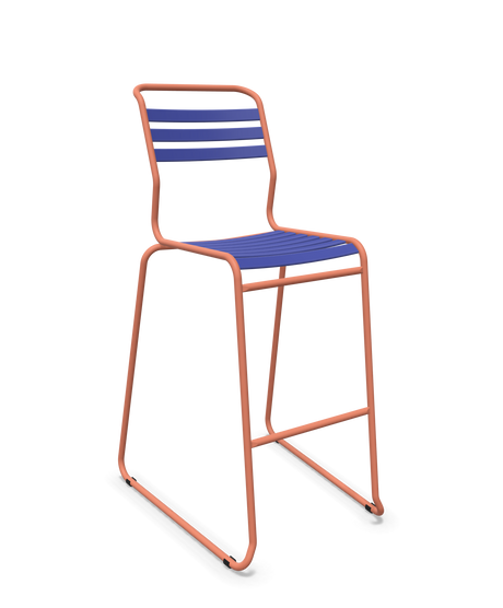 Schaffner Säntis Hocker Freischwinger mit Lattenrost