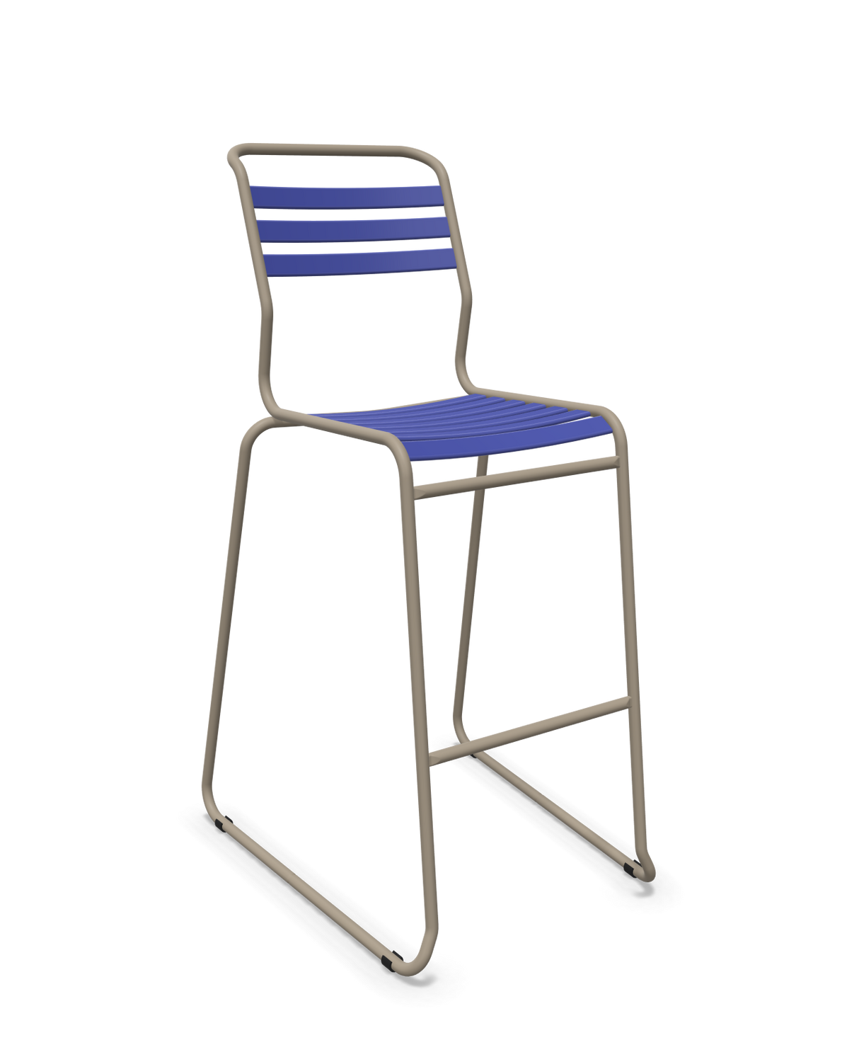 Schaffner Säntis Hocker Freischwinger mit Lattenrost