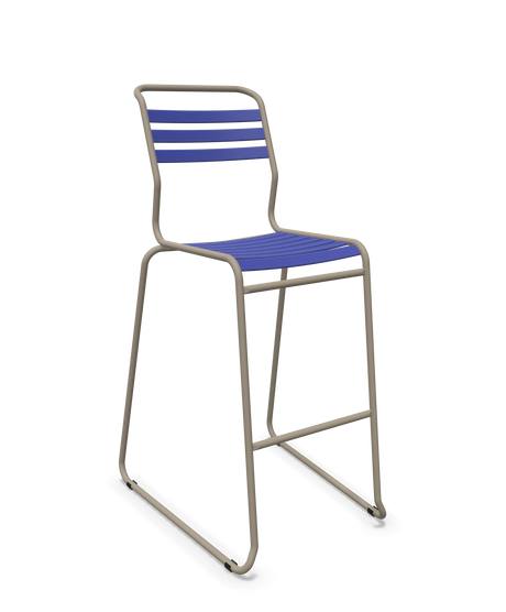 Schaffner Säntis Hocker Freischwinger mit Lattenrost