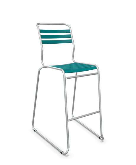 Schaffner Säntis Hocker Freischwinger mit Lattenrost