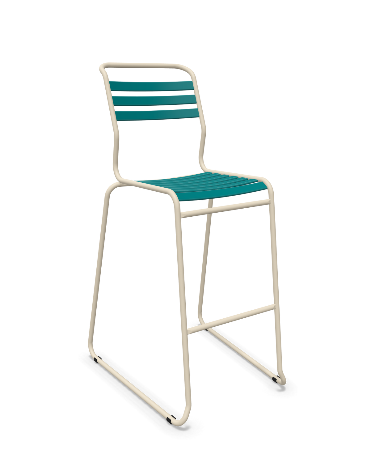 Schaffner Säntis Hocker Freischwinger mit Lattenrost
