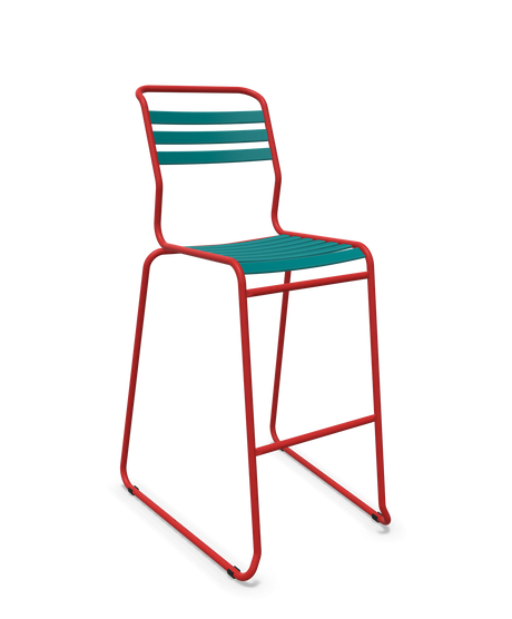 Schaffner Säntis Hocker Freischwinger mit Lattenrost