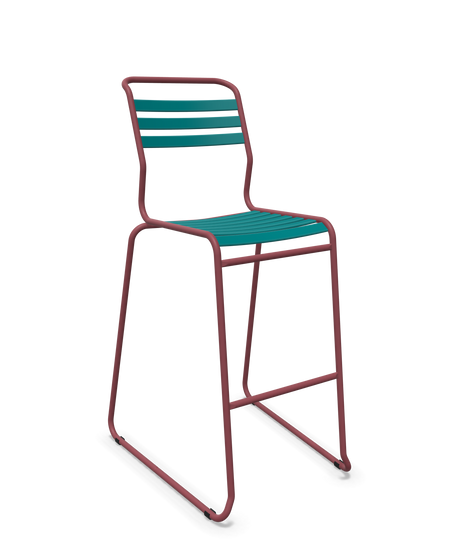 Schaffner Säntis Hocker Freischwinger mit Lattenrost