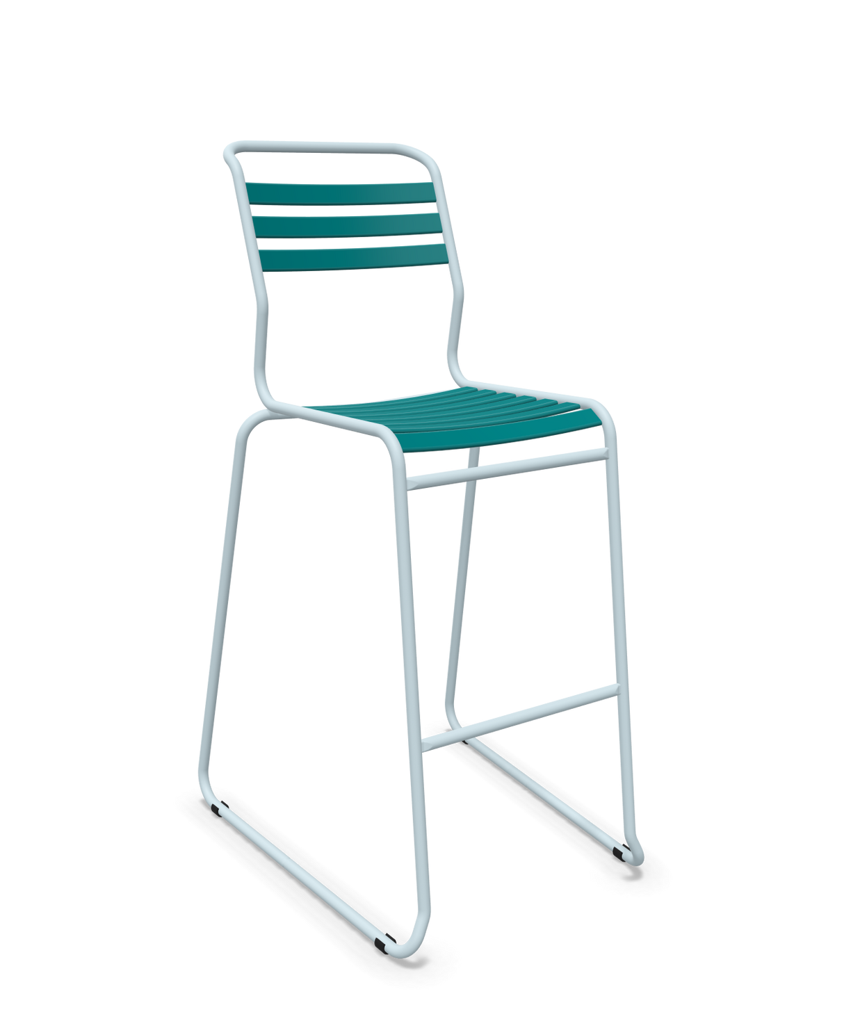 Schaffner Säntis Hocker Freischwinger mit Lattenrost